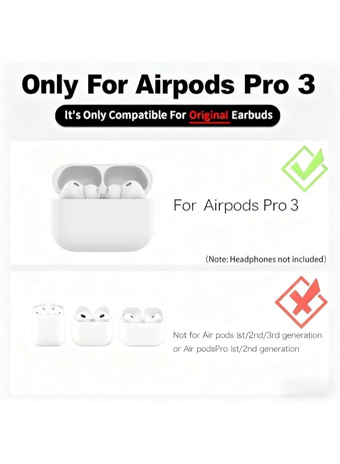 علبة شحن لاسلكية متوافقة مع AirPods Pro الجيل الثالث 2025 (غير متوافقة مع الجيل الثاني)، منفذ USB-C، بديل لعلبة شحن AirPods Pro 3 (السماعات غير متضمنة). - Image 5